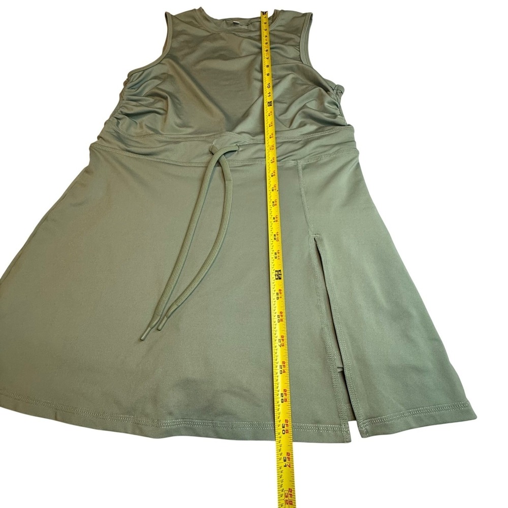 ✨Caracilia Athletic Tennis Skirt Dress Sleeveless Open Back Drawstring Sz L - Picture 11 of 13